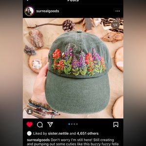 SurrealGoods - Hand embroidered baseball cap